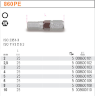 BIT 1/4”- H10- 25MM  TRZP. KOL.OZN.  BETA