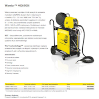 POLAUTOMAT SPAW.WARRIOR 400i -ZRODLO- ESAB