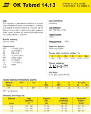 DRUT FI 1.6/16 OK14.13 TUBROD