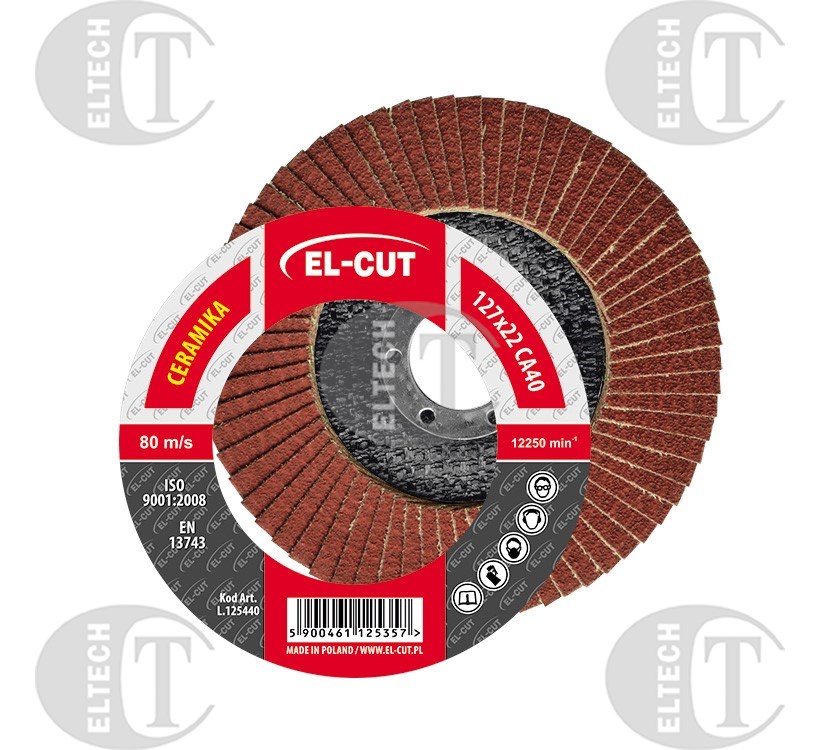 SCIERNICA TALERZ. 125/ 60  CERAMIKA  EL-CUT
