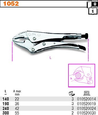 SZCZYPCE NASTAWNE 300 MM  MORSA   BETA