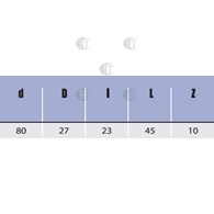 FREZ NASADZANY FI 80,0 45 Z10 NR D27 HSSE