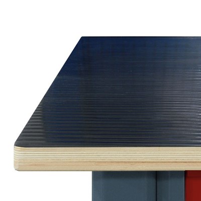 BLAT WOZKA WARSZT. POKRYTY GUMA RYFLOWANA