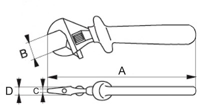 KLUCZ NAST.8070V   BAHCO