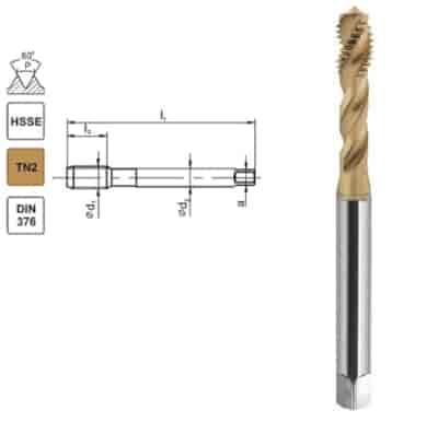 GWINTOWNIK M12 DIN-376C R40 (6H) HSSE TIN 800X