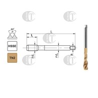 GWINTOWNIK M10x1 DIN-371C R40 (6H) HSSE TN 800X