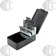 WIERTLA ZESTAW NWKA FI  1,00-13,00MM 25PC HSS-R