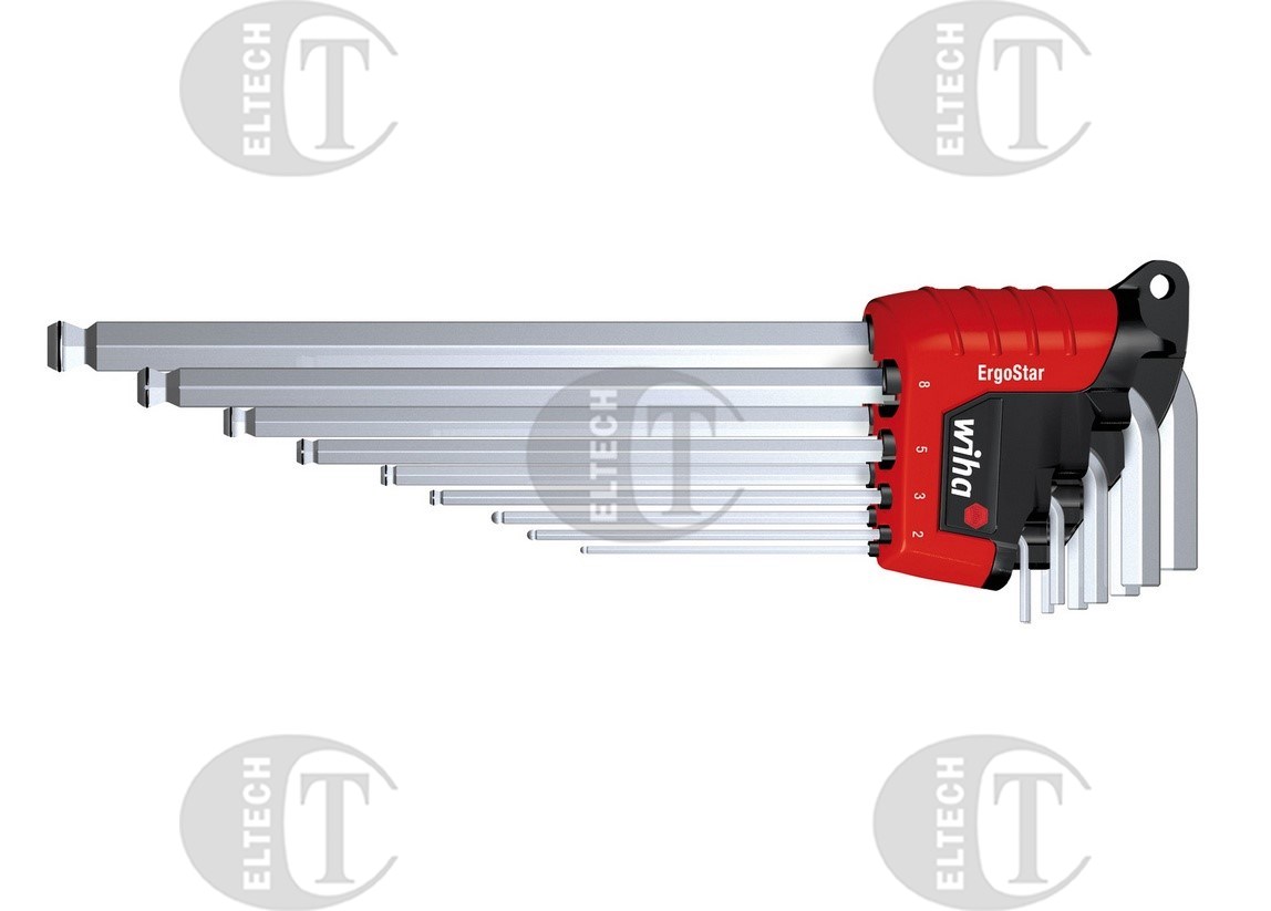 ZESTAW KLUCZY IMBUSOWYCH 1.5-10 9 CZ.  WIHA