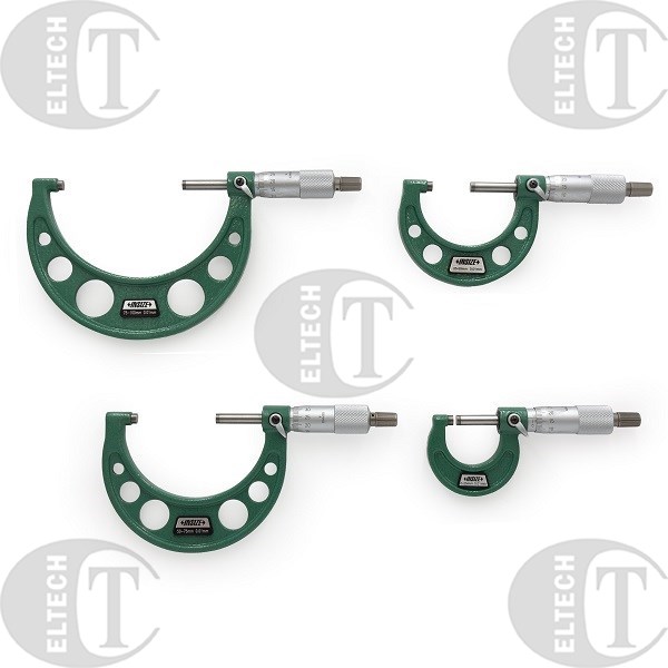 MIKROMETR 0-100MM ZESTAW /4SZT/ CERT.