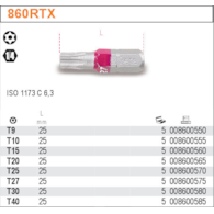 BIT 1/4”- T40- 25MM  TORX KOL.OZN.  BETA