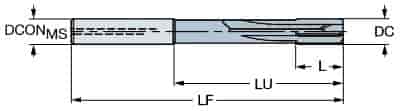 ROZWIERTAK MASZYNOWY FI  16,00 (H7)  20/147,60MM PROSTY HA16 VHM COROREAMER™ 435