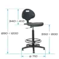KRZESLO NARGO RTS TS13+RING BASE