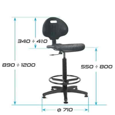 KRZESLO NARGO RTS TS13+RING BASE