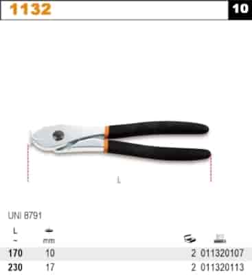 NOZYCE DO CIECIA KABLI QUALITY 170MM BETA