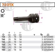 NASADKA UD. 1/2 -TX40  TORX   BETA