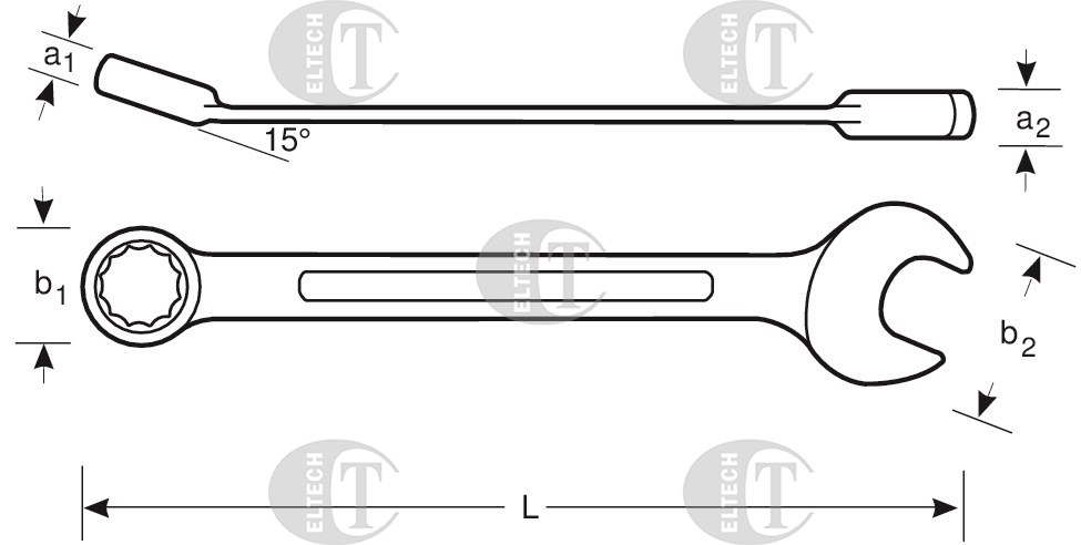 KLUCZE PL.OCZK.111Z- 5/16   BAHCO