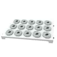 POLKA Z GNIAZDAMI ISO-40   RAL 7035