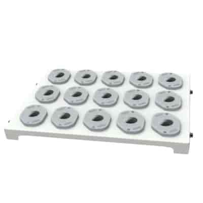 POLKA Z GNIAZDAMI ISO-40   RAL 7035