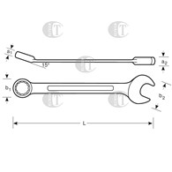KLUCZ PL.OCZK.DL.11M-24  BAHCO