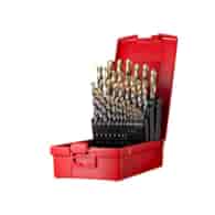 WIERTLA ZESTAW NWKA FI 1,00-13,00MM + 3.30,4.20,6.80,10.20MM 29PC HSS TIN DIN-338 A095206    A095206   /OF.PJO20220817602/