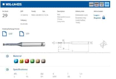 FREZ TRZPIENIOWY WEGLIK FI  1,0 16/50 Z2 HA4 VHM WXL-LN-EDS