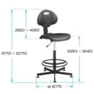 KRZESLO NARGO RTS STEEL26 RING BASE CPT