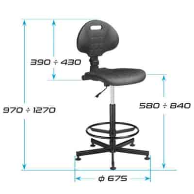 KRZESLO NARGO RTS STEEL26 RING BASE CPT
