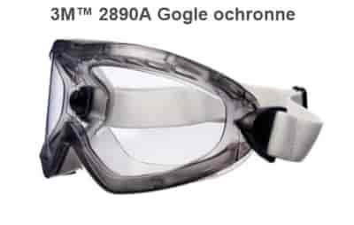 GOGLE OCHRONNE Z WENTYLACJA Z WYM. SZYBKA AF / 2890A / NIEPARUJACE 3M / DE272934063 / 3M