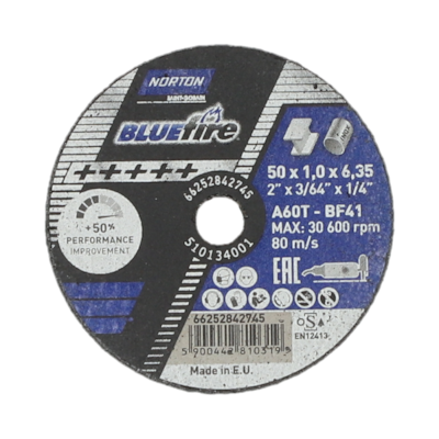 TARCZA T41  50/1,0/6,35 A60T NORTON BLUE FIRE