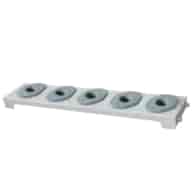 POLKA Z GNIAZDAMI ISO-40 RAL 7035
