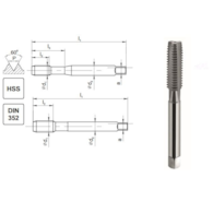 GWINTOWNIK M 3 NGMM/1 DIN-352D (6H) HSS