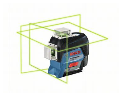 LASER LINIOWY GLL 3-80 CG + BM1 + AKUM.12V-Li 1x2Ah, L-BOXX