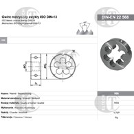 NARZYNKA M 2,5 DIN-22568 (6G) HSS 800