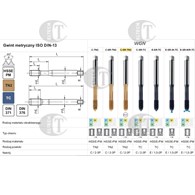 WYGNIATAK M12 DIN-376C (6HX) SR HSSE-PM WGN TIN