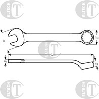 KLUCZ PL.OCZK.1952M-32   BAHCO