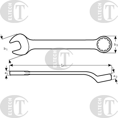KLUCZ PL.OCZK.1952M-32   BAHCO