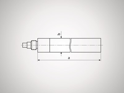 GLOWICA POMIAR. 30-200MM L=150 FI 22