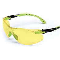 OKULARY OCHRONNE SOLUS 1000 Z POWLOKA SCOTCHGARD ZAUSZNIK ZIEL. - CZARNY 3M / UU003718556 /