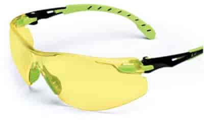 OKULARY OCHRONNE SOLUS 1000 Z POWLOKA SCOTCHGARD ZAUSZNIK ZIEL. - CZARNY 3M / UU003718556 /