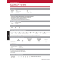 DRUT FI 1.6/1000 SUPERGLAZE TIG-4043