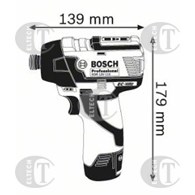 WKRETARKA UD.AKU.GDR 12V-110 2x3,0Ah LI 1/4  L-BOXX   BOSCH