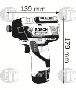 WKRETARKA UD.AKU.GDR 12V-110 2x3,0Ah LI 1/4  L-BOXX   BOSCH