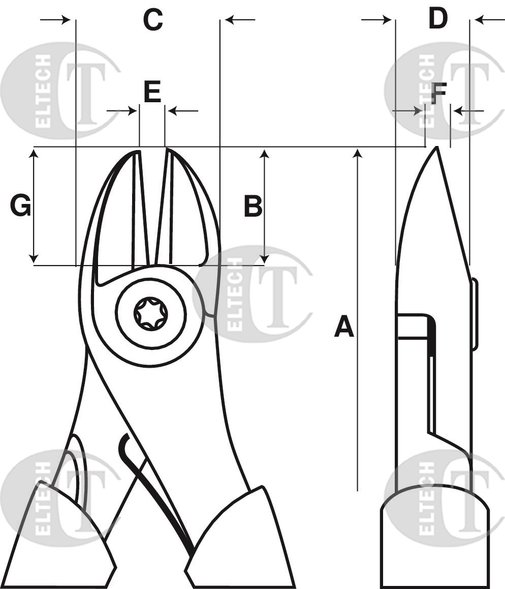 SZCZYPCE 2101G-125   BOCZNE  BAHCO