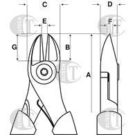 SZCZYPCE 2101G-125IP  BOCZNE   BAHCO