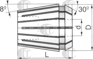 TULEJKA ER20 FI 8 - 7 DIN6499