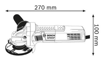 SZLIFIERKA KATOWA FI 125  750W GWS 750 S