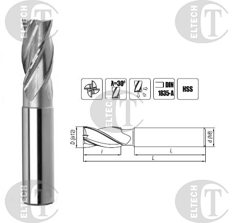 FREZ TRZPIENIOWY NFPA FI 18,0  32/92 Z4 HA16 HSS