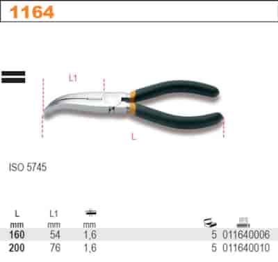SZCZYPCE POLOKR. ODGIETE 160MM    BETA