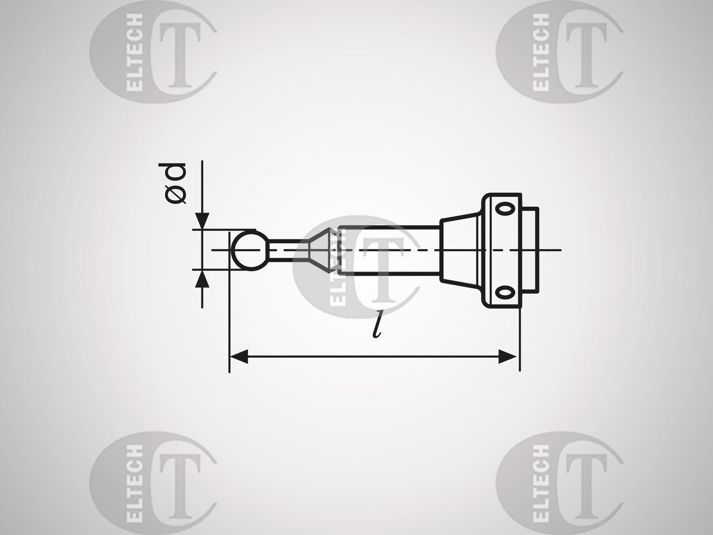 KONCOWKA POMIAR DO 802EW/NW KULKA FI6,00 L=56.6
