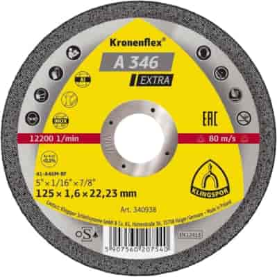 TARCZA T41 125/1,6/22 A346 EXTRA